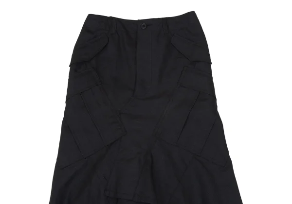 JUNYA WATANABE COMME des GARCONS Wool Poly Military Remake Skirt K-168395_003