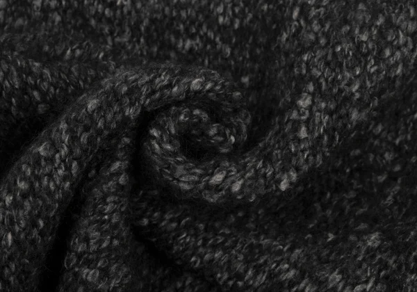 Y's Wool Blend Pocket Asymmetry Sleeveless Knit K-168401_012