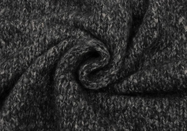 Y's Wool Blend Waist Gather Knit Skirt K-168402_009