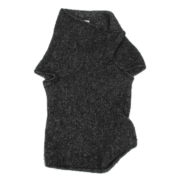 Y's Wool Blend Pocket Asymmetry Sleeveless Knit Top & Skirt K-168403_003