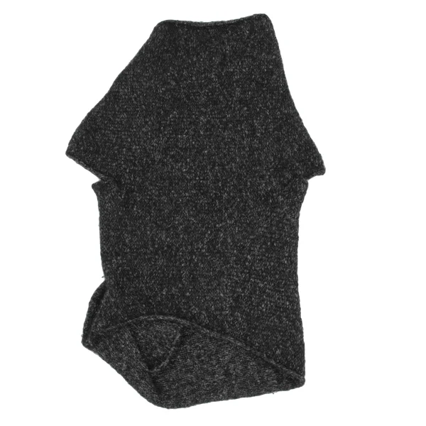 Y's Wool Blend Pocket Asymmetry Sleeveless Knit Top & Skirt K-168403_008