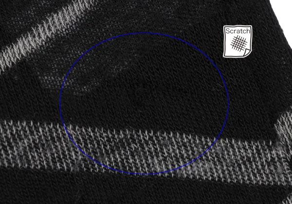 Y's Check Asymmetry Drape Knit Vest K-168404_010