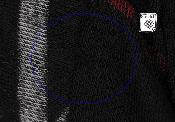 Y's Check Asymmetry Drape Knit Vest K-168404_013