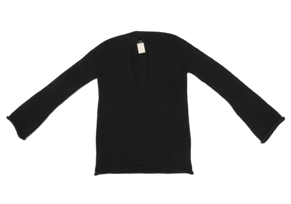 Y's Wool U-neck Knit Sweater K-168405_002