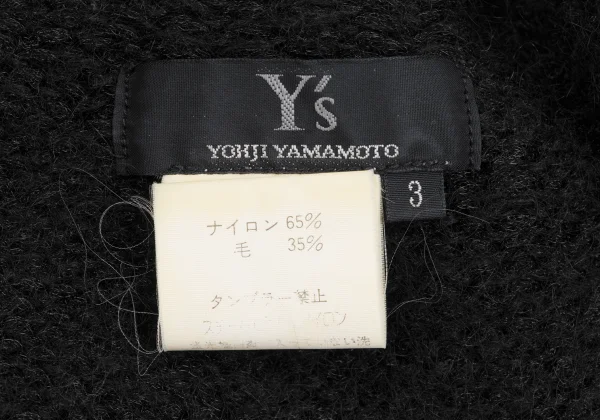 Y's Wool U-neck Knit Sweater K-168405_011