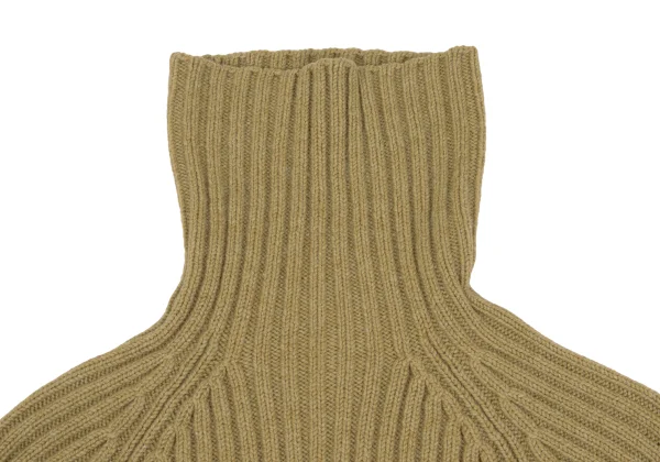 Y's Elbow Switching Low-gauge Turtleneck Knit K-168406_004