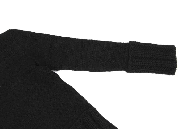 Y's Wool Switching Design High-neck Knit K-168407_004