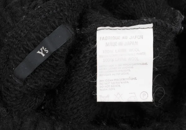 Y's Wool Switching Design High-neck Knit K-168407_010