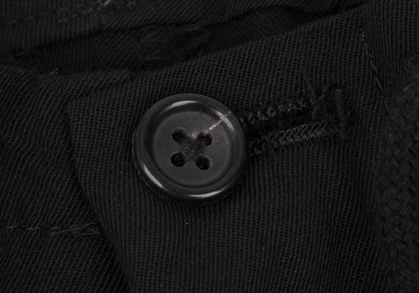 Yohji Yamamoto POUR HOMME Wool Gaba Drawstring Wide Pants K-168412_004