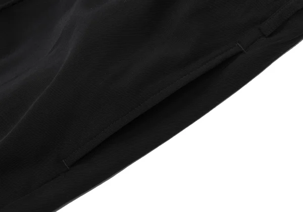 Yohji Yamamoto POUR HOMME Wool Gaba Drawstring Wide Pants K-168412_006