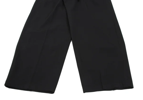 Yohji Yamamoto POUR HOMME Wool Gaba Drawstring Wide Pants K-168412_008