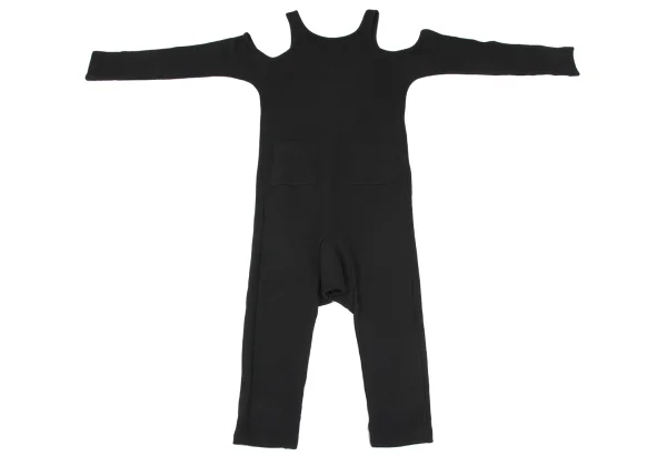 REGULATION yohji yamamoto Sweatshirt Off-Shoulder Jumpsuit K-168415_002