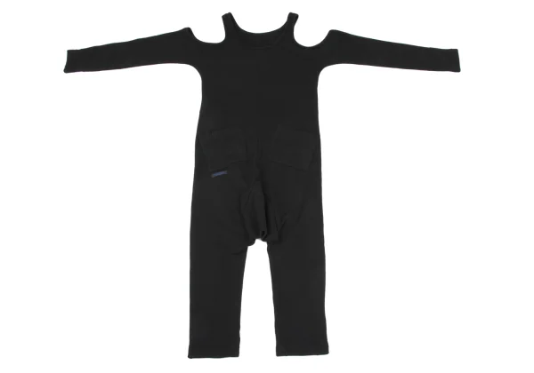 REGULATION yohji yamamoto Sweatshirt Off-Shoulder Jumpsuit K-168415_012