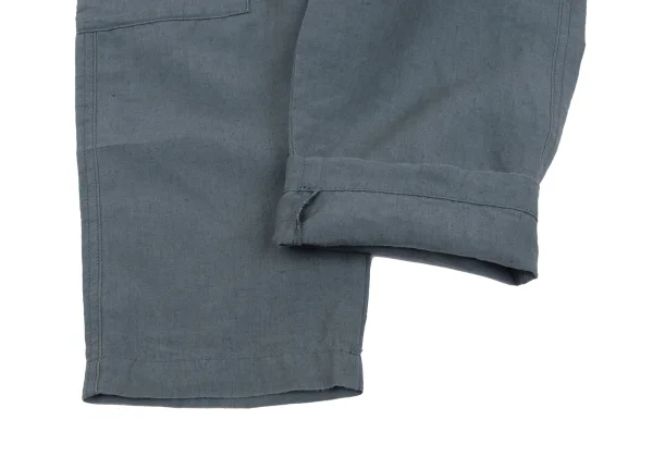 REGULATION yohji yamamoto Linen Cargo Dropped Crotch Pants K-168416_008