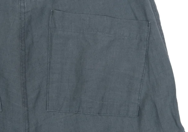 REGULATION yohji yamamoto Linen Cargo Dropped Crotch Pants K-168416_012