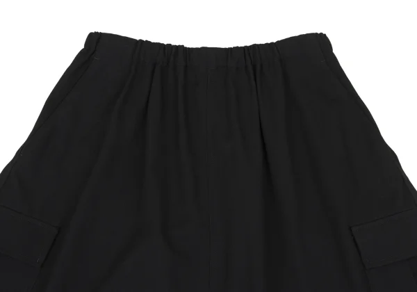 REGULATION yohji yamamoto Wool Gaba Cargo Dropped Crotch Pants K-168417_002