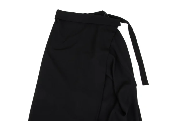 REGULATION yohji yamamoto Wool Wrap Dropped Crotch Pants K-168418_003