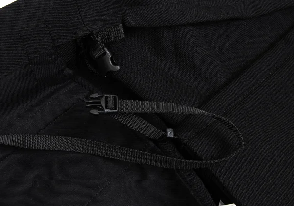 REGULATION yohji yamamoto Wool Wrap Dropped Crotch Pants K-168418_011
