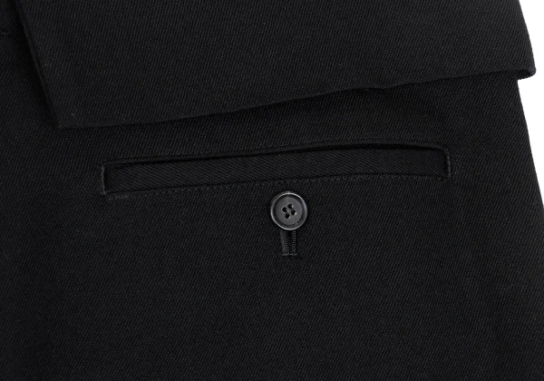 REGULATION yohji yamamoto Wool Wrap Dropped Crotch Pants K-168418_015