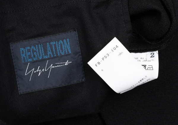 REGULATION yohji yamamoto Wool Wrap Dropped Crotch Pants K-168418_018