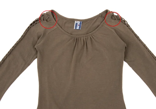 Jean's Paul GAULTIER Braided Sleeve T Shirt K-168419_003