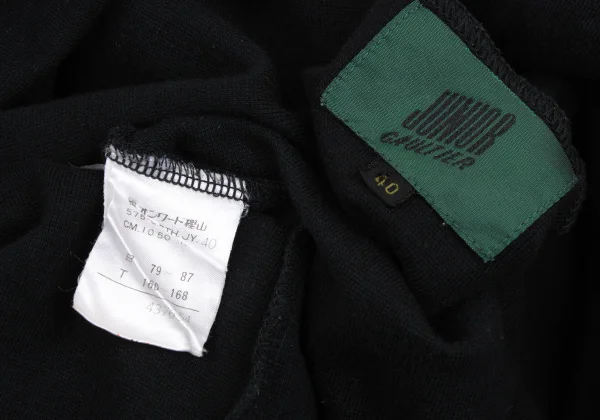 JUNIOR GAULTIER Stretch Cotton Cutting Shoulder Top K-168420_013