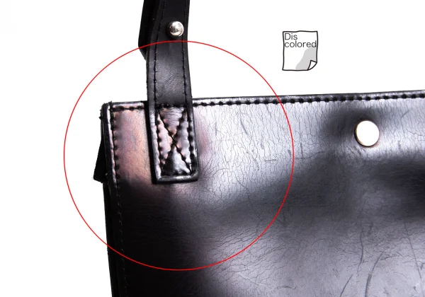 Jean Paul GAULTIER Leather Flap Design Bag K-168425_006