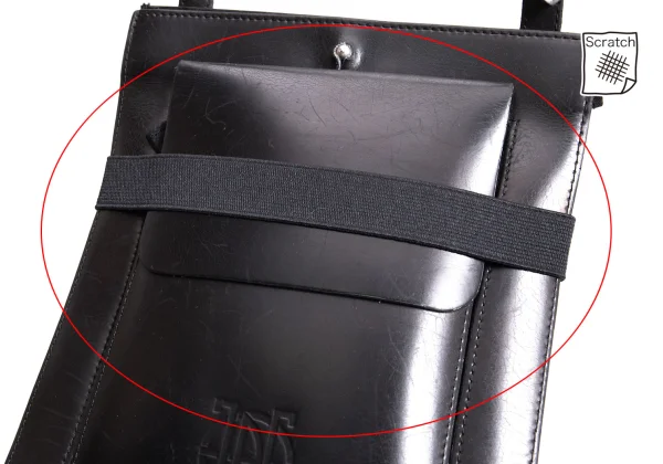 Jean Paul GAULTIER Leather Flap Design Bag K-168425_009