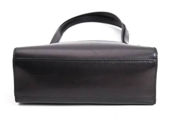 Jean Paul GAULTIER Leather Flap Design Bag K-168425_010