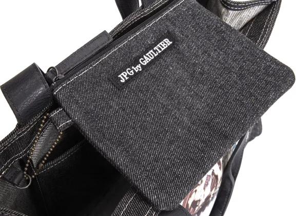 JPG by GAULTIER Cowboy Printed Denim Bag K-168432_014