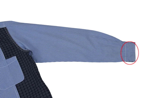 COMME des GARCONS HOMME Cotton Check Design Shirt K-168435_008