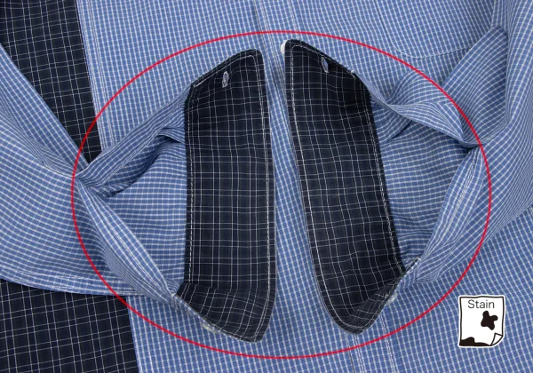 COMME des GARCONS HOMME Cotton Check Design Shirt K-168435_012