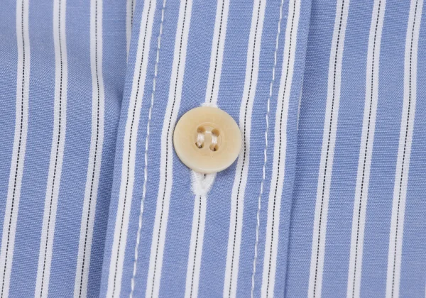 COMME des GARCONS HOMME Cotton Patch Pocket Striped Long Sleeve Shirt K-168436_005