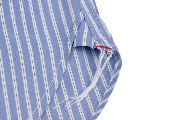 COMME des GARCONS HOMME Cotton Patch Pocket Striped Long Sleeve Shirt K-168436_012