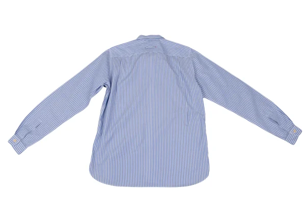 COMME des GARCONS HOMME Cotton Patch Pocket Striped Long Sleeve Shirt K-168436_014