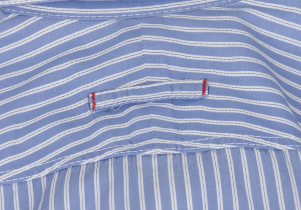 COMME des GARCONS HOMME Cotton Patch Pocket Striped Long Sleeve Shirt K-168436_015