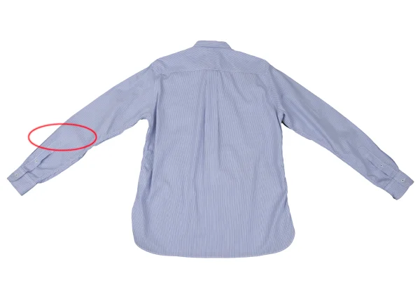 COMME des GARCONS HOMME Cotton Front Patch-work Design Stripe Shirt K-168437_014