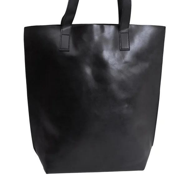 Y's Logo Printed Synthetic Leather Tote Bag K-168440_004
