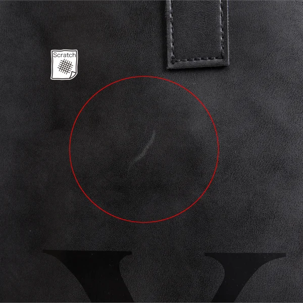 Y's Logo Printed Synthetic Leather Tote Bag K-168440_007