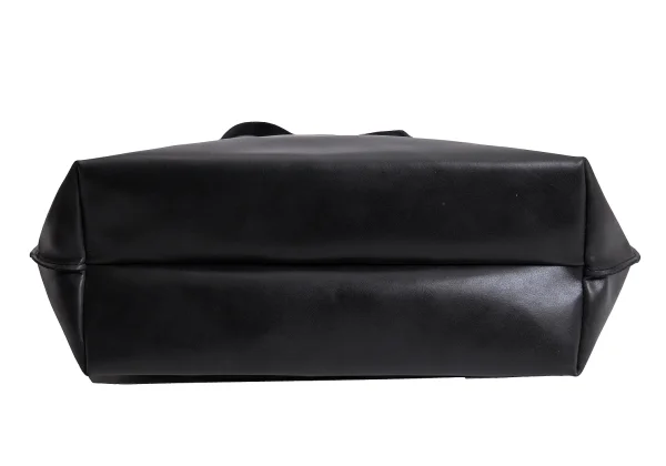 Y's Logo Printed Synthetic Leather Tote Bag K-168440_008