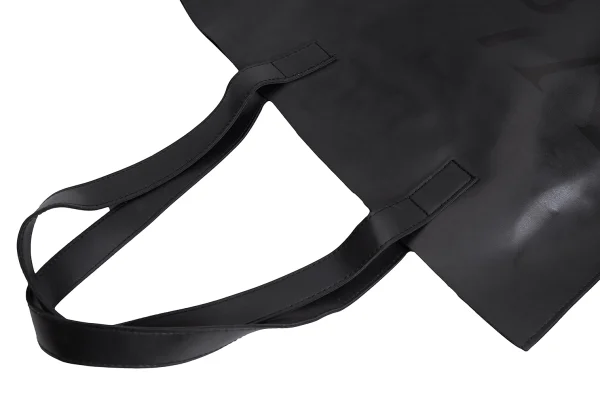 Y's Logo Printed Synthetic Leather Tote Bag K-168440_011