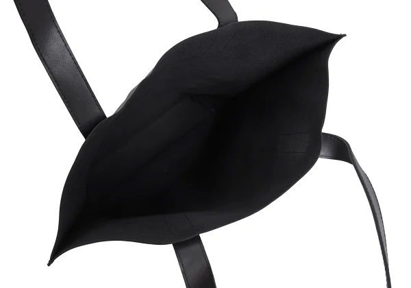 Y's Logo Printed Synthetic Leather Tote Bag K-168440_012