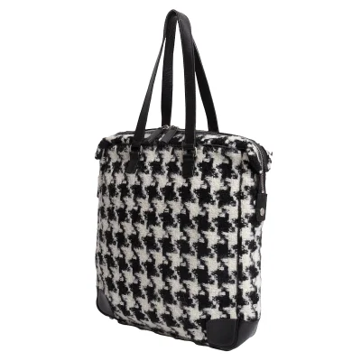 Y's Wool Houndstooth Bag