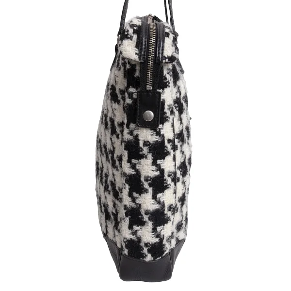 Y's Wool Houndstooth Bag K-168442_005