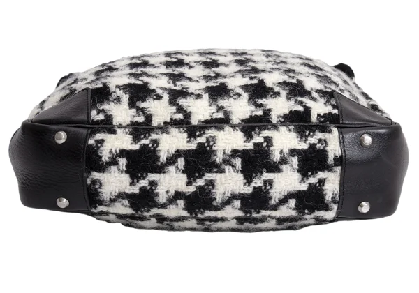 Y's Wool Houndstooth Bag K-168442_006