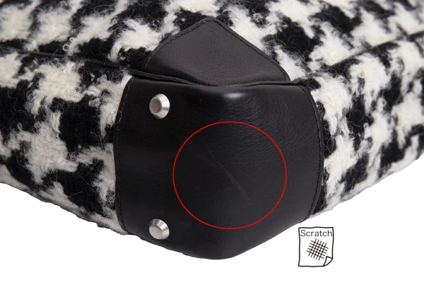 Y's Wool Houndstooth Bag K-168442_007