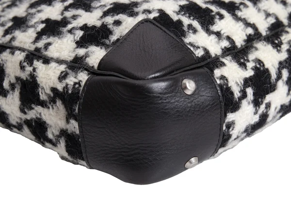 Y's Wool Houndstooth Bag K-168442_008