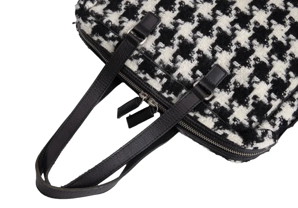 Y's Wool Houndstooth Bag K-168442_009