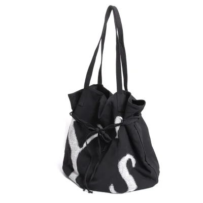 Y's Logo Pasted Design Shoulder Bag