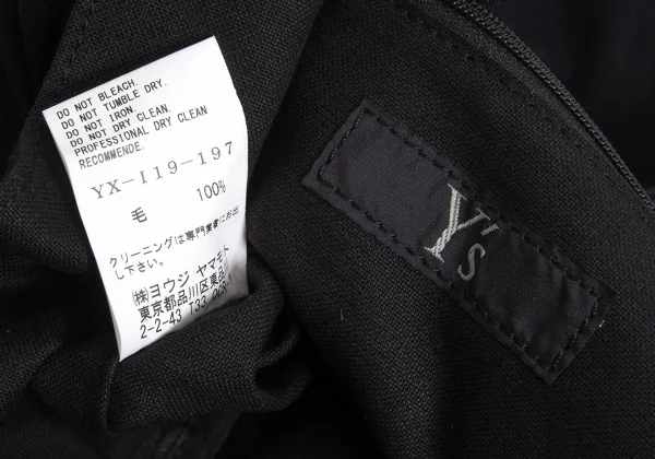 Y's Logo Pasted Design Shoulder Bag K-168443_014